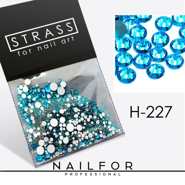 decorazione nail art ricostruzione unghie CRISTALLI STRASS DECORAZIONE NAIL ART H227 Nailfor 6,99 €