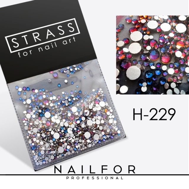 CRISTAL STRASS NAIL ART H229