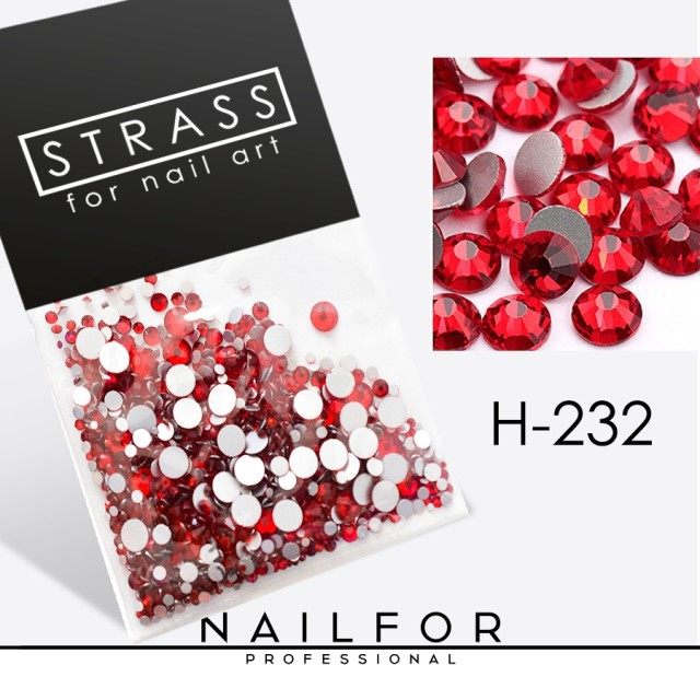 decorazione nail art ricostruzione unghie CRISTALLI STRASS DECORAZIONE NAIL ART H232 Nailfor 6,99 €