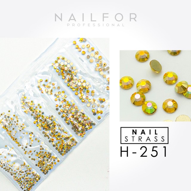 decorazione nail art ricostruzione unghie CRISTALLI STRASS DECORAZIONE NAIL ART H251 Nailfor 6,99 €