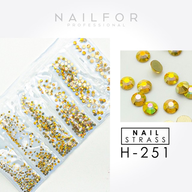 Decoración nail art , reconstrucción de uñas, CRISTALES Strass , DECORACIÓN Nail art H251 Nailfor 6,99 €