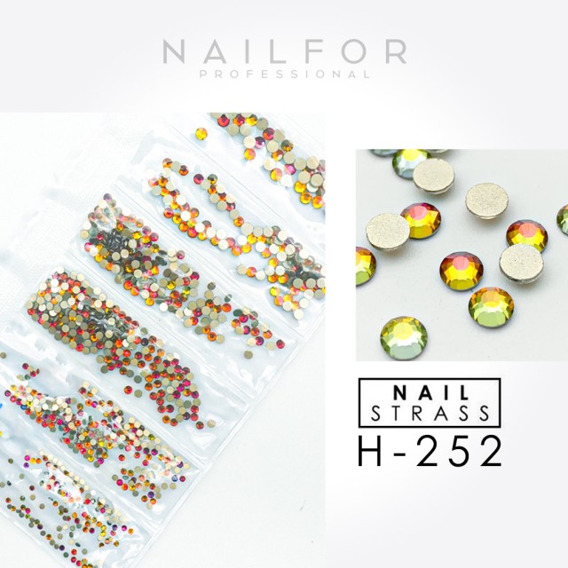 Decoración nail art , reconstrucción de uñas, CRISTALES Strass , DECORACIÓN Nail art H252 Nailfor 6,99 €