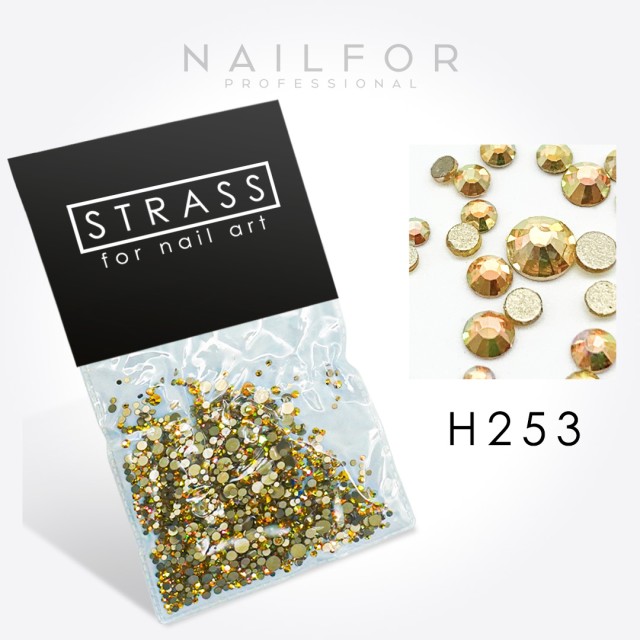 decorazione nail art ricostruzione unghie CRISTALLI STRASS DECORAZIONE NAIL ART H253 Nailfor 6,99 €