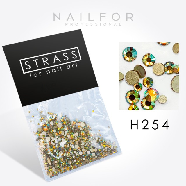 decorazione nail art ricostruzione unghie CRISTALLI STRASS DECORAZIONE NAIL ART H254 Nailfor 6,99 €