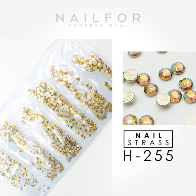 Decoración nail art , reconstrucción de uñas, CRISTALES Strass , DECORACIÓN Nail art H255 Nailfor 6,99 €