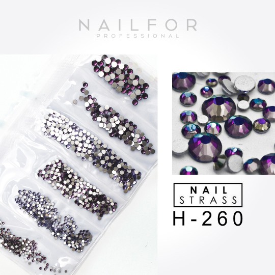 Décoration nail art reconstruction ongle Strass Nail art DÉCORATION H260 Nailfor €6.99