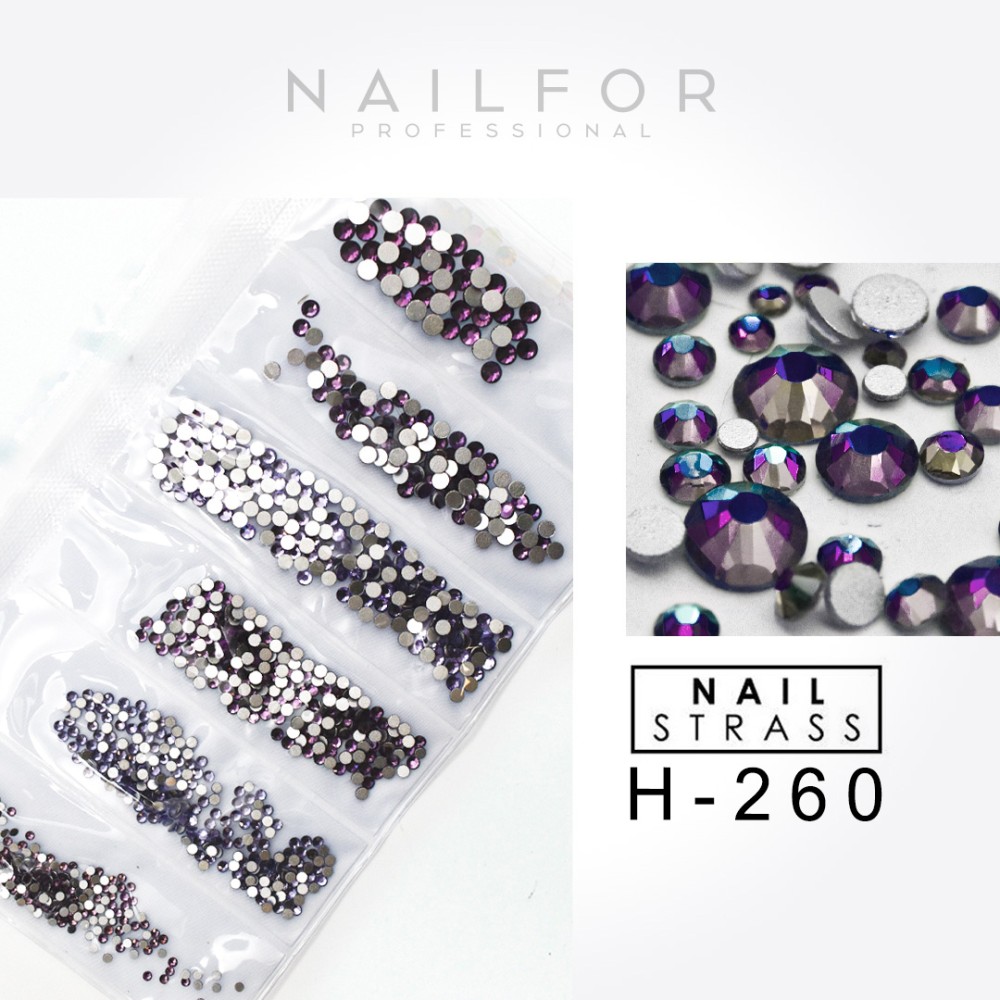 CRISTALLI STRASS DECORAZIONE NAIL ART H206 riflessi arcobaleno - Nailfor