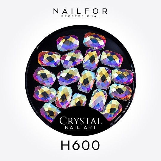 Decoración nail art , reconstrucción de uñas, DECORACIÓN DE PIEDRAS Nail art Crystal UÑAS H600 Nailfor 3,99 €