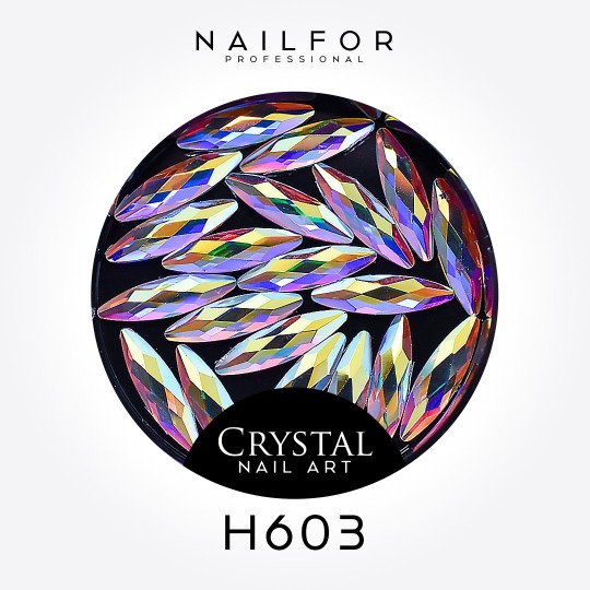 nail art decoration nail reconstruction Crystal Nail art STONES DECORATION H603 Nailfor €3.99