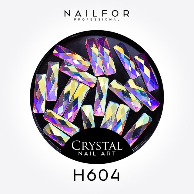 Decoración nail art , reconstrucción de uñas, DECORACIÓN DE PIEDRAS Nail art Crystal UÑAS H604 Nailfor 3,99 €