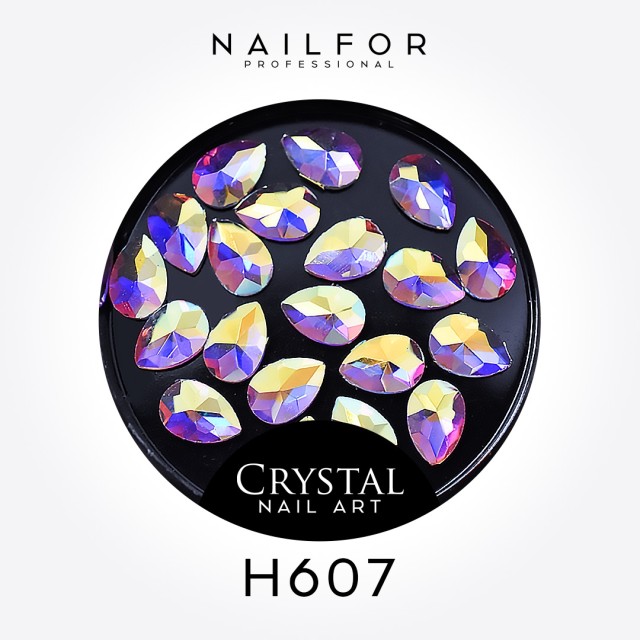 CRYSTAL NAIL ART DÉCORATION PIERRES H607