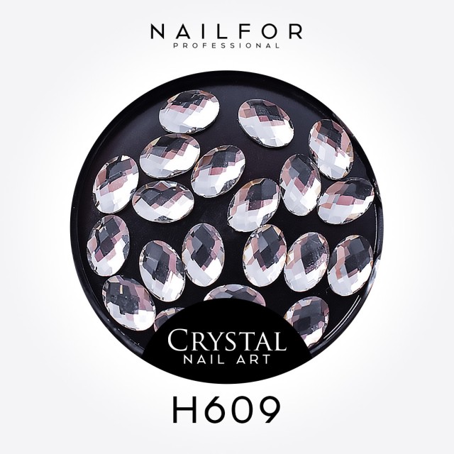 CRISTAL UÑAS ARTE PIEDRAS DECORACIÓN H609