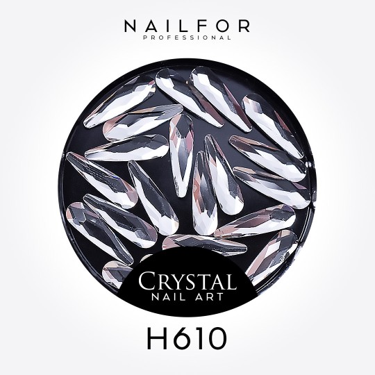 nail art decoration nail reconstruction Crystal Nail art STONES DECORATION H610 Nailfor €3.99