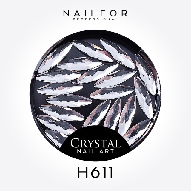 CRYSTAL NAIL ART DÉCORATION PIERRES H611