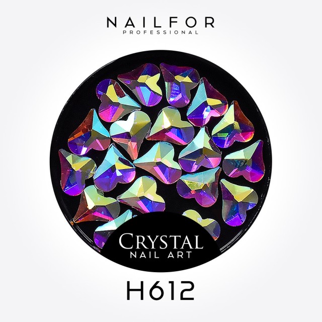 Decoración nail art , reconstrucción de uñas, DECORACIÓN DE PIEDRAS Nail art Crystal UÑAS H612 Nailfor 3,99 €