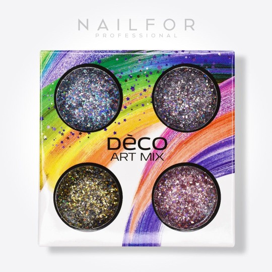 Décoration nail art reconstruction Deco art mix Glitter - 001 Nailfor 6,99 € 2