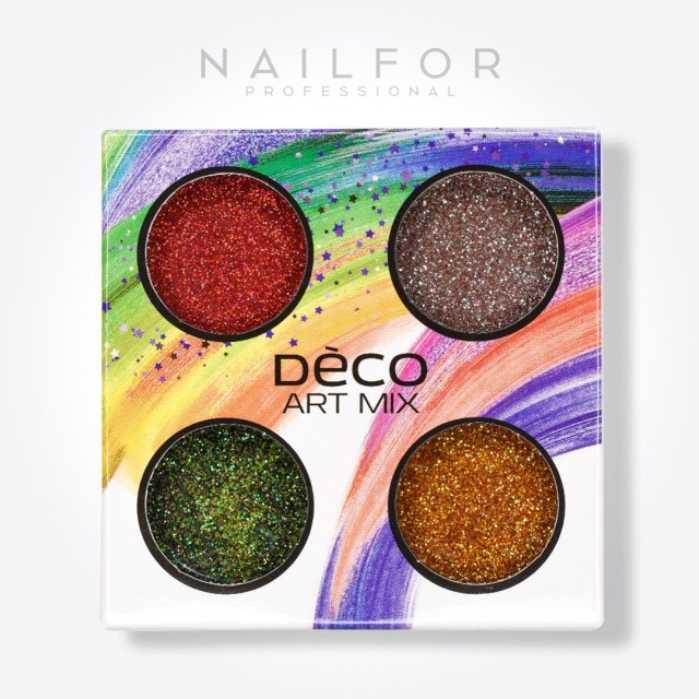 Décoration nail art reconstruction Deco art mix Glitter fines - 005 Nailfor 6,99 €