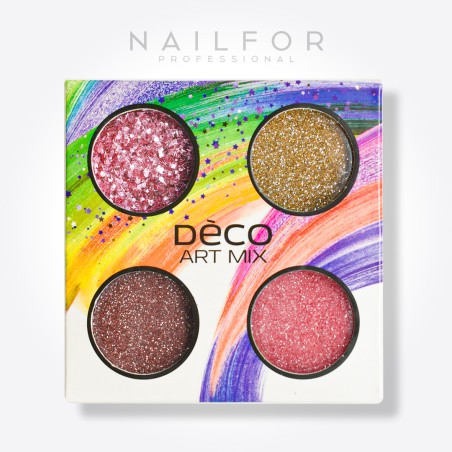 Decoración nail art , reconstrucción de uñas Deco art mix rosa y dorado - 016 Nailfor 6,99 €