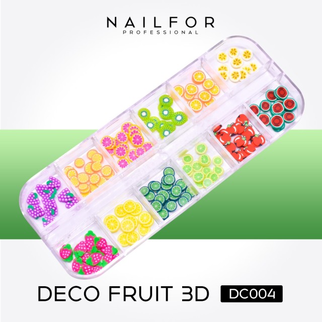 decorazione nail art ricostruzione unghie DECO FRUIT 3D - DC004 Nailfor 4,99 €
