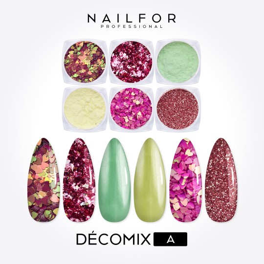 nail art decoration nail reconstruction Decomix A Nailfor €8.99