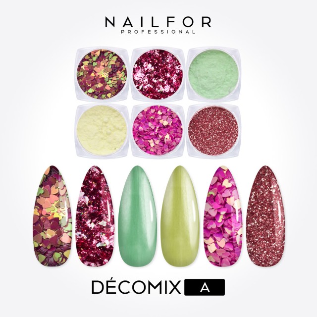 decorazione nail art ricostruzione unghie DECOMIX A Nailfor 8,99 €