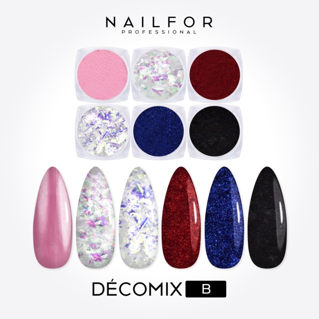decorazione nail art ricostruzione unghie DECOMIX B Nailfor 8,99 €