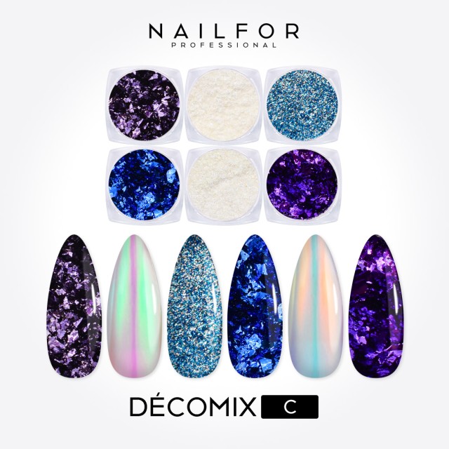 decorazione nail art ricostruzione unghie DECOMIX C Nailfor 8,99 €