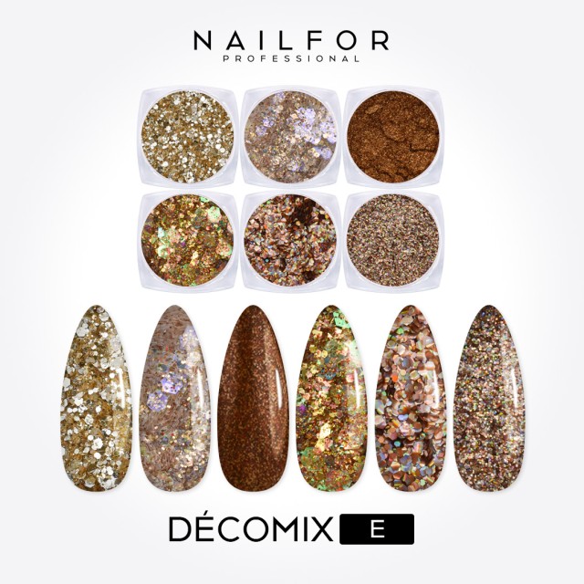 decorazione nail art ricostruzione unghie DECOMIX E Nailfor 8,99 €