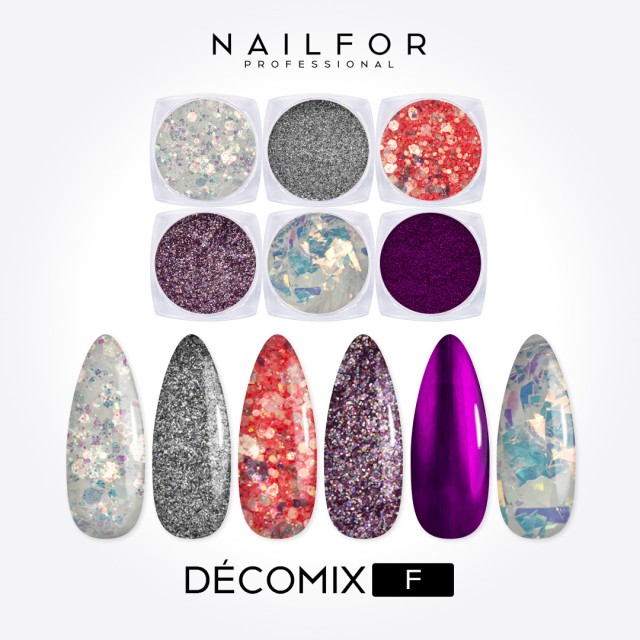 decorazione nail art ricostruzione unghie DECOMIX F Nailfor 8,99 €