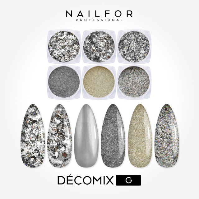 decorazione nail art ricostruzione unghie DECOMIX G Nailfor 8,99 €