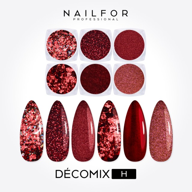 decorazione nail art ricostruzione unghie DECOMIX H Nailfor 8,99 €