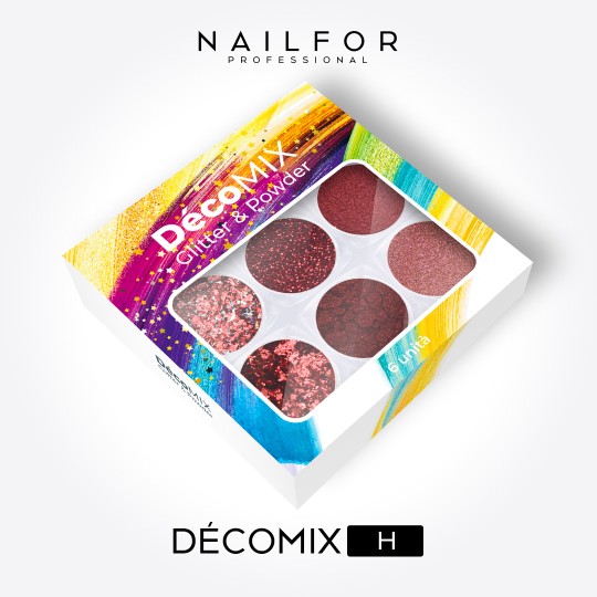 Decoración nail art , reconstrucción de uñas, Decomix H Nailfor 8,99 € 2