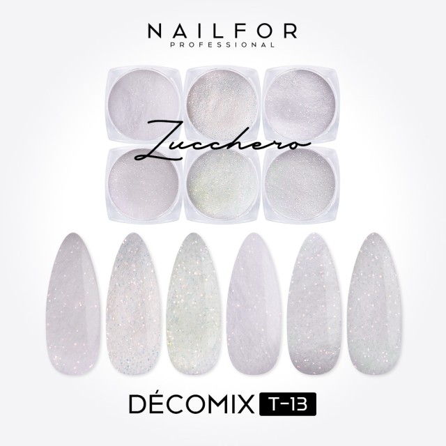 nail art decoration nail reconstruction Decomix Sugar T13 Nailfor €8.99