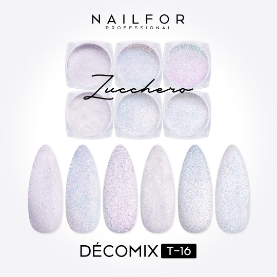 Décoration nail art reconstruction ongulaire Decomix Sugar T16 Nailfor 8,99 €