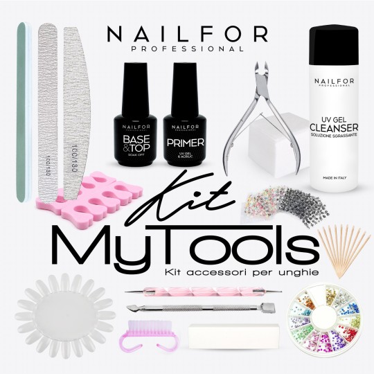 Kit complet de reconstruction d'ongles semi-permanents KIT MES My tools - ACCESSOIRES 39,99 € Nailfor