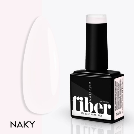 FIBER BASE SEMIPERMANENTE - NAKY  (Trasparente Rosa)