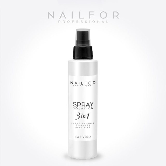 accessori per unghie, nails nail art alta qualità SPRAY SOLUTION 3-IN-1 Detergente liquido - 150mL Nailfor 4,99 € Nailfor