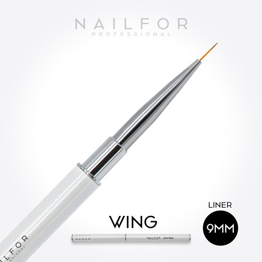 accesorios para uñas, nails nail art alta calidad BRUSH Wing Liner 9mm Nailfor 7,99 € Nailfor