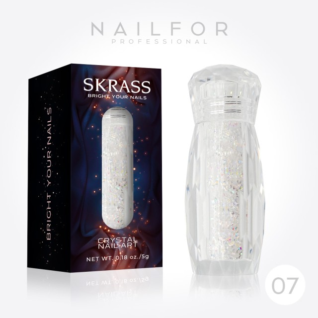 nail art decoration nail reconstruction Skrass Crystal Micro - 07 Nailfor €6.99