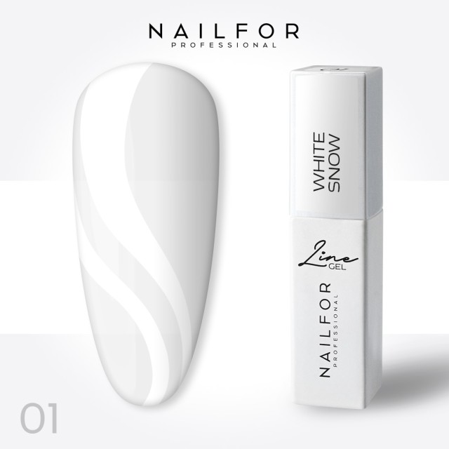 Line gel color - White Snow 01