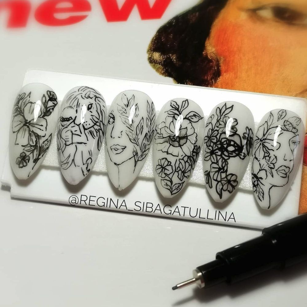 3PCS Nail Art Brushes Design Set Dotting Painting Drawing Polish Pen Tools  Kit | eBay