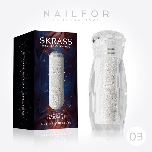 decorazione nail art ricostruzione unghie SKRASS CRYSTAL MICRO - 03 Nailfor 6,99 €