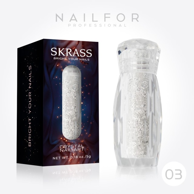 Decoración nail art , reconstrucción de uñas Skrass Crystal Micro - 03 Nailfor 6,99 €