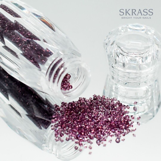 decorazione nail art ricostruzione unghie SKRASS CRYSTAL MICRO - 05 Prugna Nailfor 6,99 €