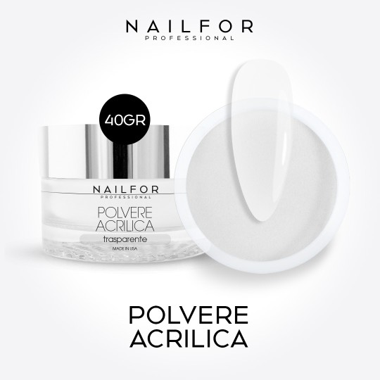 Reconstrucción Nailfor uñas Gel con polvo acrílico transparente por 14,99 €