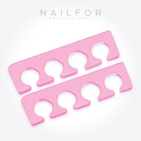 accesorios para uñas, nails nail art alta calidad SEPARADORES DE Pedicure DE SILICONA PARA PEDICURA - ROSA Nailfor 2,20 € Nailfo