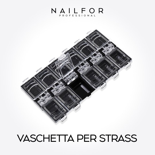 accesorios para uñas, nails nail art alta calidad BANDEJA VACÍA PARA Strass - NEGRO Nailfor 2,99 € Nailfor