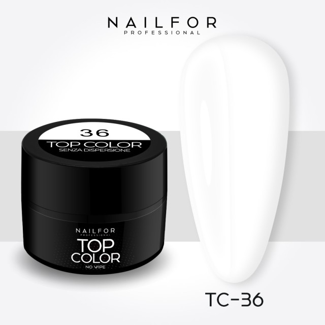 color gel para uñas, nail art , nails Painting gel - Top Color 36 Blanco | Nailfor por 5,99 €