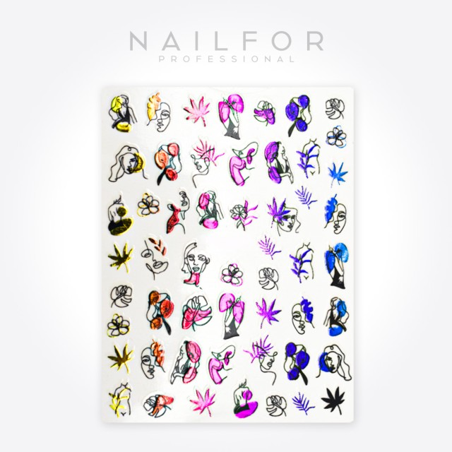 decorazione nail art ricostruzione unghie ADESIVI STICKERS ST625 oneline1 Nailfor 1,99 €