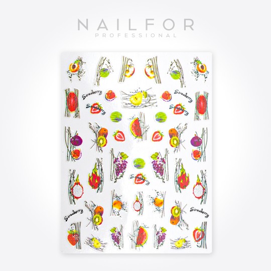 nail art decoration nail reconstruction Stickers ST629 fruits Nailfor €1.99